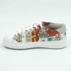 Graffiti Print Sneakers – Dames Chic Casual Schoenen Model Cartoon