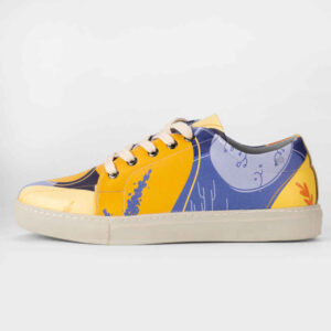 Graffiti Print Sneakers – Dames Chic Casual Schoenen Model Droom