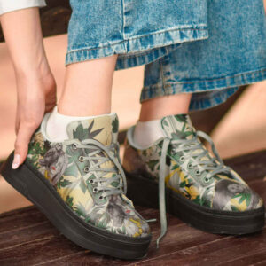 Graffiti Print Sneakers – Dames Chic Casual Schoenen Model Elina