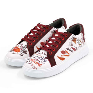 Graffiti Print Sneakers – Dames Chic Casual Schoenen Model Vos
