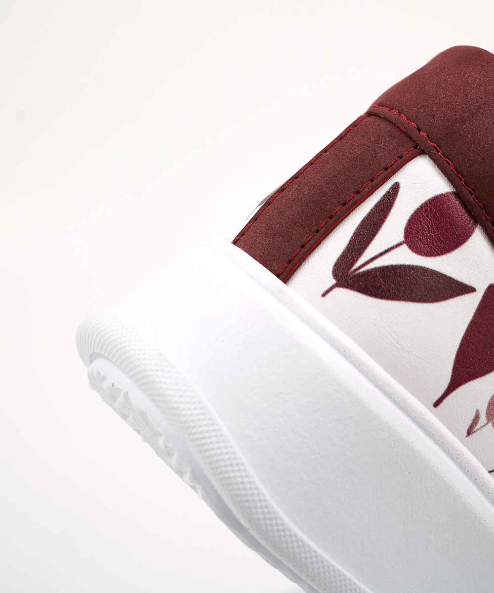 Graffiti Print Sneakers – Dames Chic Casual Schoenen Model Vos