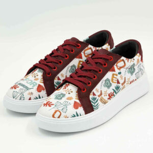 Graffiti Print Sneakers – Dames Chic Casual Schoenen Model Gmoment