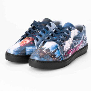 Graffiti Print Sneakers – Dames Chic Casual Schoenen Model Harry Potter