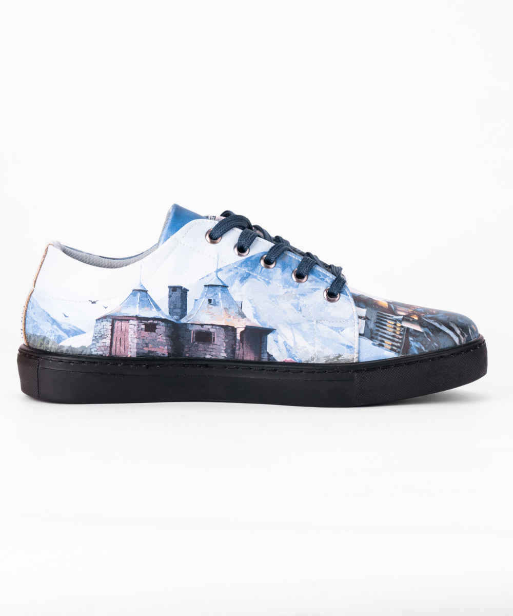 Graffiti Print Sneakers – Dames Chic Casual Schoenen Model Harry Potter