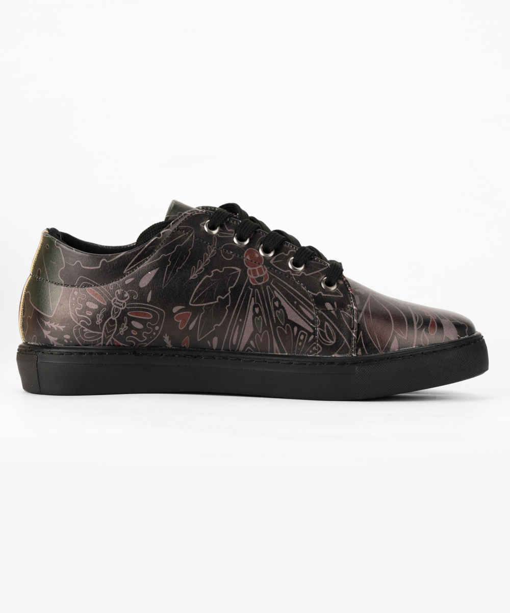 Graffiti Print Sneakers – Dames Chic Casual Schoenen Model Javan