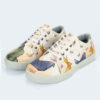 Graffiti Print Sneakers – Dames Chic Casual Schoenen Model Kangoeroe