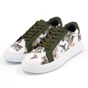 Graffiti Print Sneakers – Dames Chic Casual Schoenen Model Rana