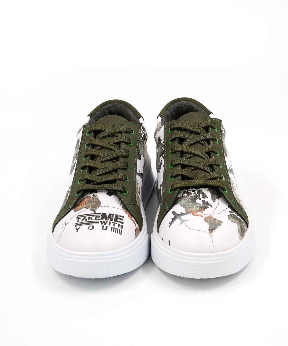 Graffiti Print Sneakers – Dames Chic Casual Schoenen Model Rana