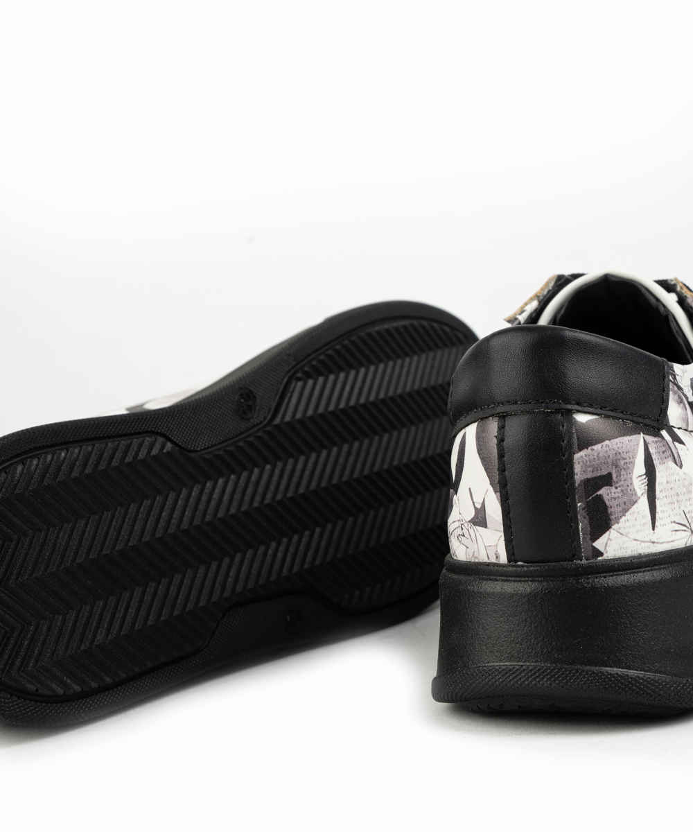 Graffiti Print Sneakers – Dames Chic Casual Schoenen Model Vala