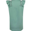 Dames Korte Mouw Borduurde Blouse Bornos