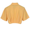 Dames Korte Mouw Borduurde Blouse Model Luna