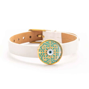 Perzische Leren Armband voor Vrouwen – Gelareh