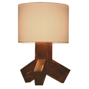 Accent Houten Tafellamp Handgemaakt Bahman