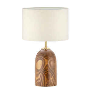 Accent Houten Tafellamp Handgemaakt Farsam