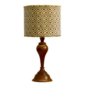 Accent Houten Tafellamp Handgemaakt Narnia