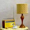 Accent Houten Tafellamp Handgemaakt Narnia
