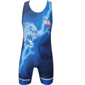 Heren Iraanse Mouwloos Worstelsinglet Model Luipaard
