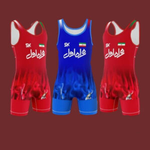 Heren Iraanse Mouwloos Worstelsinglet Model Tiara