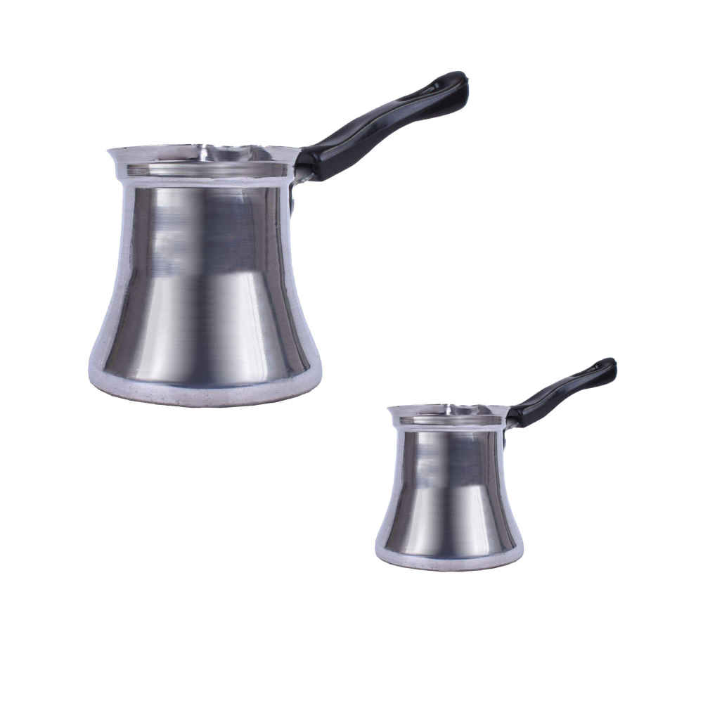 Aluminium Cezve – Duurzame Turkse Koffiepot & Ibrik voor Mokka, Jahan Model