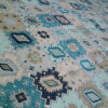 Dubbel Turkoois Korsi Dekbed – Turquoise Bloemen