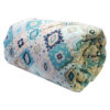 Dubbel Turkoois Korsi Dekbed – Turquoise Bloemen