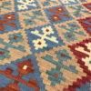 Perzische Firuzabad Yavar Kelim, geometrisch, authentiek