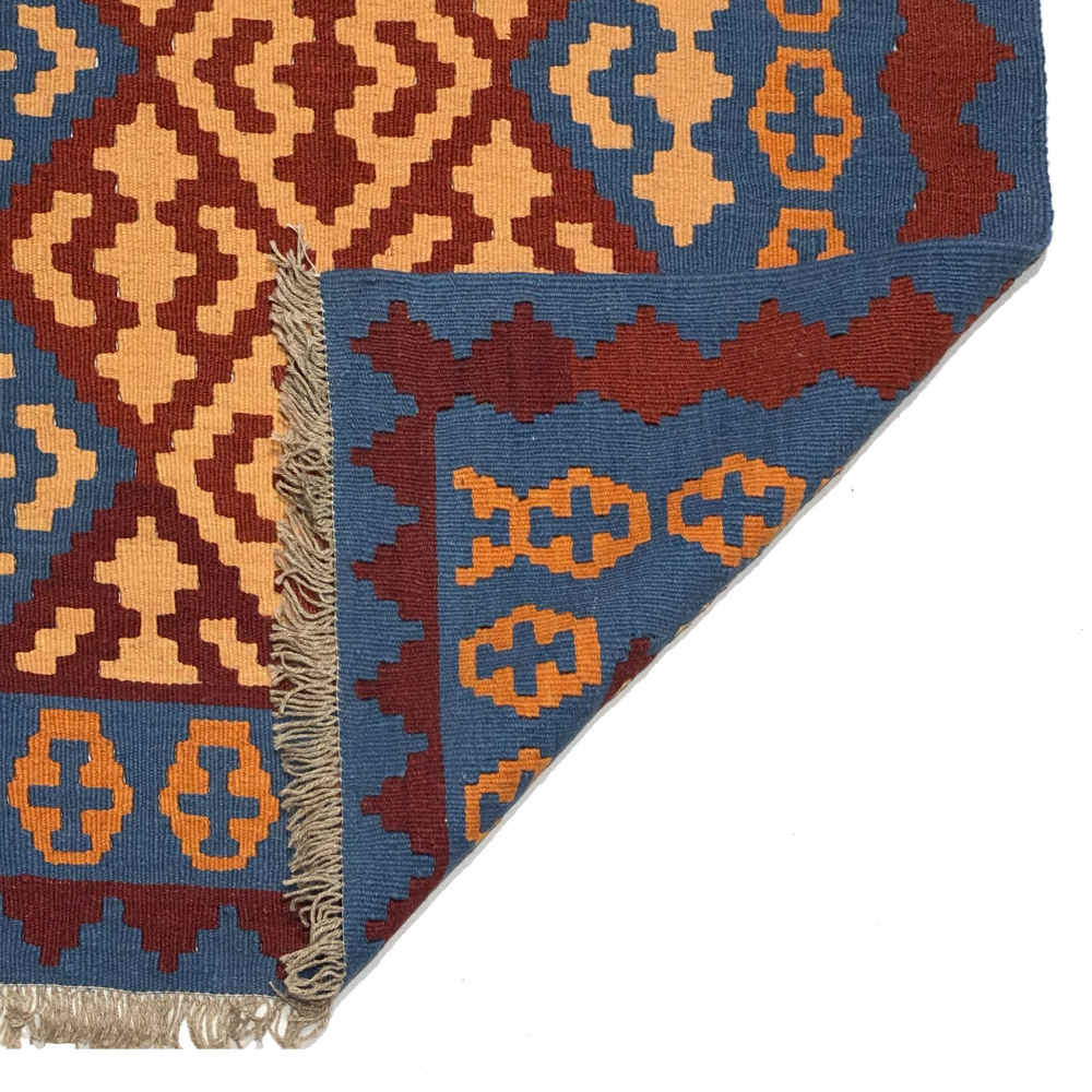 Traditionele Perzische Qashqai Kelim Mohana, handgeweven
