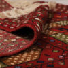 Handgeknoopt Perzisch Khorasan Malih Tapijt (Tribaal Geometrische Ruit) - Rode Wol