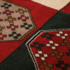 Handgeknoopt Perzisch Khorasan Raika Tapijt (Tribaal Geometrische Ruit) - Rode Wol