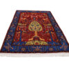 Handgeknoopt Perzisch Isfahan Tapijt (Derakhti Tree of Life) - Blauwe Wol