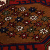Handgeknoopt Perzisch Khorasan Javaneh Tapijt (Tribaal Bloemenpatroon) - Rode Wol