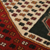 Handgeknoopt Perzisch Khorasan Soha Tapijt (Tribaal Geometrische Ruit) - Rode Wol