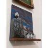 Decoratieve houten wand-sleutelhouder – model Cottage