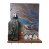 Decoratieve houten wand-sleutelhouder – model Cottage