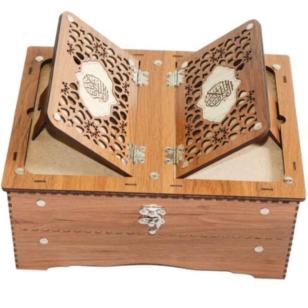 Houten Koranbox Model Naarin – Laser Gesneden
