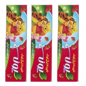 Iraanse Pooneh Kindertandpasta met Aardbeiensmaak 50 ml (12 stuks)