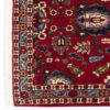 Vintage Perzisch Varamin Niakan Tapijt (Tribaal Mina Khani Patroon) - Rode Wol