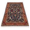 Vintage Perzisch Varamin Taranom Tapijt (Tribaal Bloemenpatroon) - Blauwe Wol