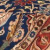 Vintage Perzisch Varamin Taranom Tapijt (Tribaal Bloemenpatroon) - Blauwe Wol