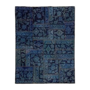 Perzisch Handgeknoopt Patchwork Tapijt Ahoora