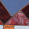 Vintage Patchwork Tapijt Amiri – Rood Abstract