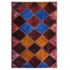 Vintage Patchwork Tapijt Amiri – Rood Abstract