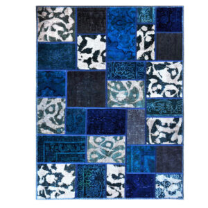 Perzisch Handgeknoopt Patchwork Tapijt Kavosh