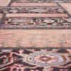 Vintage Perzisch Handgeknoopt Patchwork Tapijt Panah Bruin