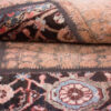 Vintage Perzisch Handgeknoopt Patchwork Tapijt Panah Bruin