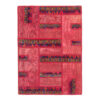 Vintage Perzisch Handgeknoopt Patchwork Tapijt Veis Rood