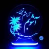Perzisch 3D LED Nachtlampje Liefde – Citaat 'Ashoob' – Rood