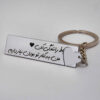 Perzische Sleutelhanger Staal – Romantische Calligrafie Ghalb