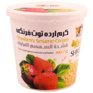 Shirreza Tahin Romige Sesamsaus met Aardbeiensmaak – Perzische Ardeh, 400g (3x)