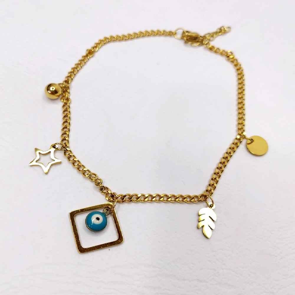 Gouden Enkelband Cheshm Nazar – Model Laleh – Perzisch